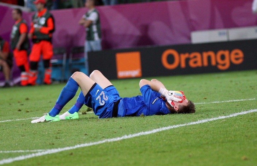 Przemysław Tytoń na Euro 2012 wybronił karnego