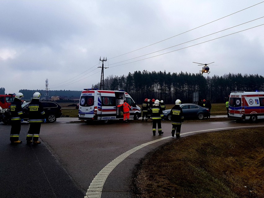 Wypadek w miejscowości Kamień miał miejsce 17 marca 2019 po...