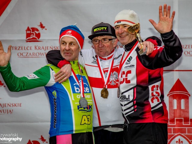 Waldemar Banasiński na podium