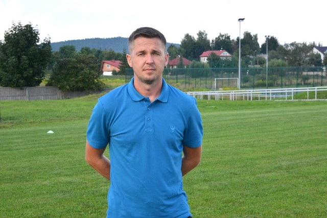 Paweł Czaja, trener Olimpii Pogoni Staszów.