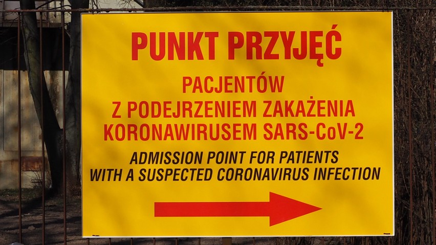 Szczecin. Szpital przy Arkońskiej - punkt przyjęć dla osób z podejrzeniem koronawirusa