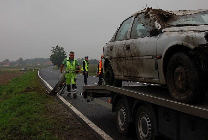 Wypadek na drodze Wrocław – Świdnica. 3 osoby ranne pod Wojnarowicami (ZDJĘCIA)