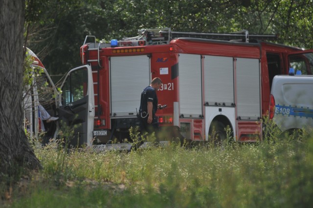 W akcji poszukiwawczej udział wzięli strażacy