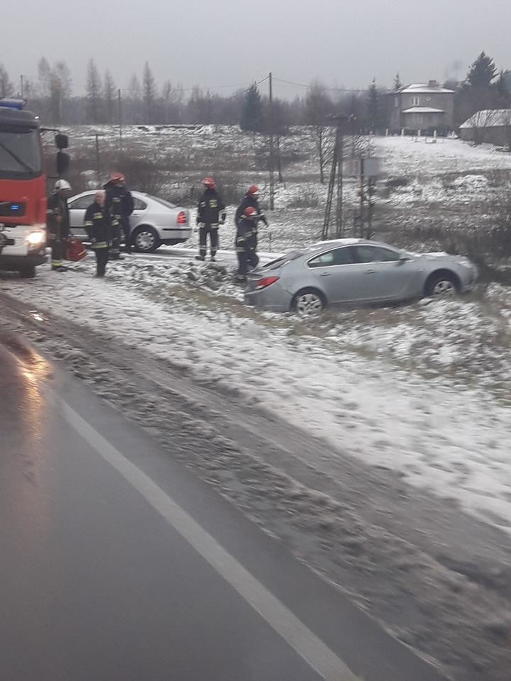 Zima w regionie 2018. Złe warunki drogowe powodem wielu wypadków i kolizji [ZDJĘCIA]