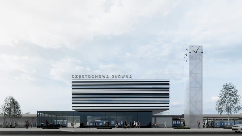 Jest przetarg na budowę nowego dworca PKP w Częstochowie