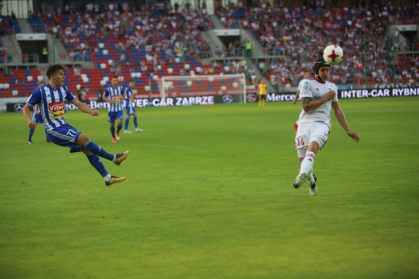 Górnik Zabrze - Wisła Płock 4:0 [ZDJĘCIA] Ekspert DZ poprowadził zabrzan do zwycięstwa 3 gole Angulo