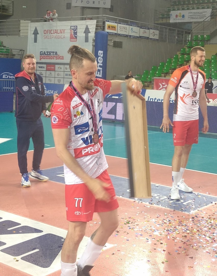 Michal Masny, rozgrywający BKS Visła Proline Bydgoszcz,...