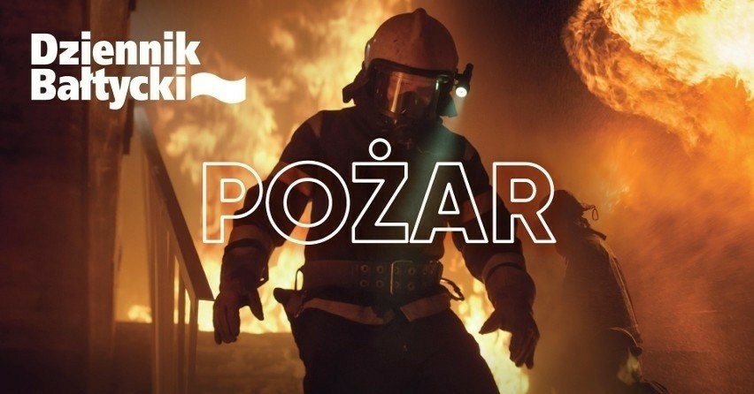 Pożar pociągu POLREGIO w Pruszczu Gdańskim