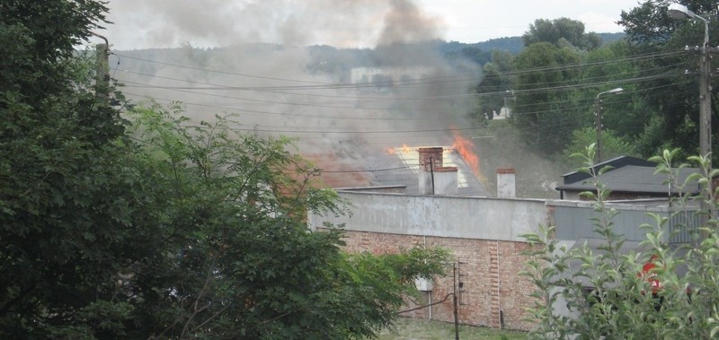 Pożar przy ulicy Trynkowa
