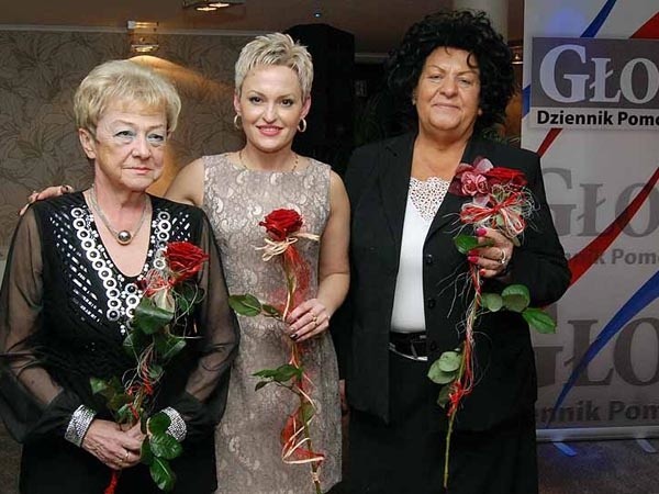 Finałowa trójka plebiscytu Kobieta Przedsiębiorcza 2012. Od lewej: Maria Ulicka, Anna Chmielowska, Renata Tkaczyk.