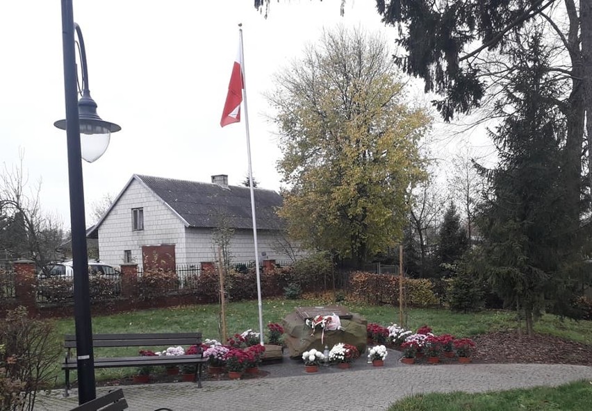 Symboliczne obchody Święta Niepodległości w gminie Krasocin