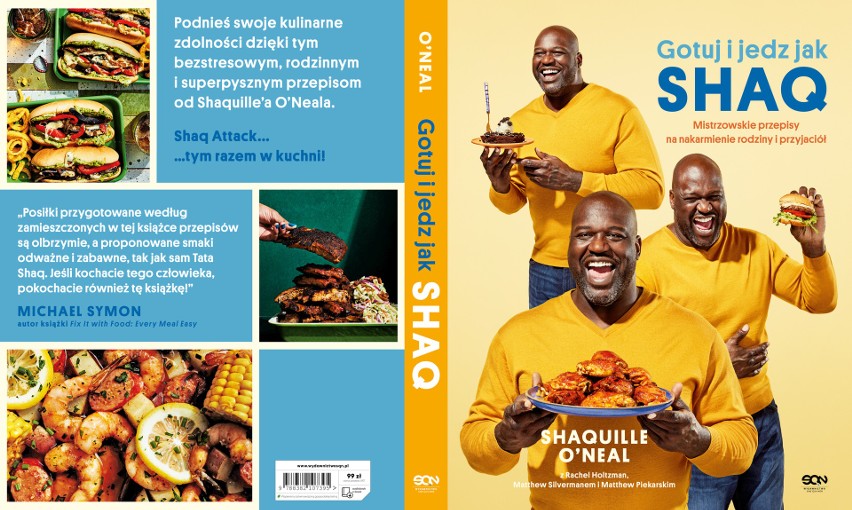 Shaquille O'Neal tym razem bryluje nie pod koszem, ale w... kuchni. I poleca przepisy na smakowite dania [SPORTOWA PÓŁKA]