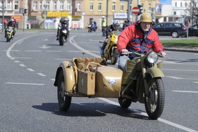 Można było zobaczyć m.in. zabytkowe motocykle.