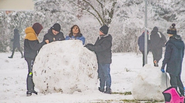 Zima na inowrocławskim Rąbinie