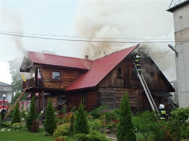 Pożar w Sanktuarium w Kałkowie