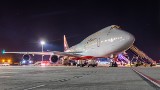 Jumbo jet w Pyrzowicach. Jeden z największych samolotów świata lądował na lotnisku Katowice Airport. Oto pasażerski jumbo EI-XLM