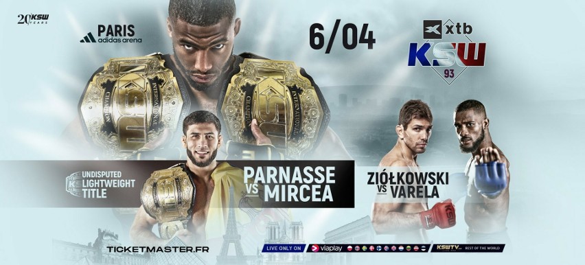 XTB KSW 93 na żywo: wyniki, karta walk gali MMA w Paryżu. Kto walczył 6 kwietnia? Gdzie oglądać live? Transmisja stream online