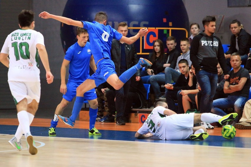 Futsaliści AZS UMCS rozgromili w hali Globus ekipe Stali Mielec