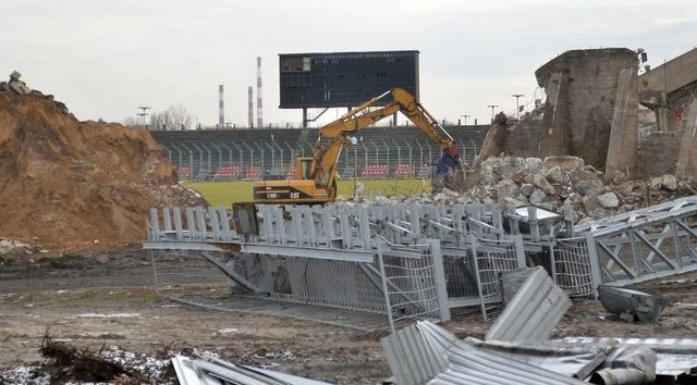 Rozbiórka stadionu ŁKS