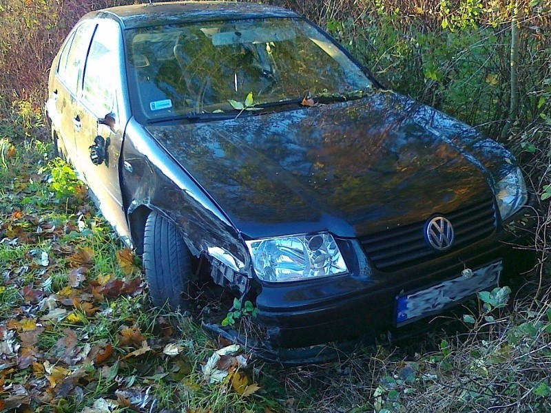Manowo: Kierowca volkswagena zasnął za kierownicą 