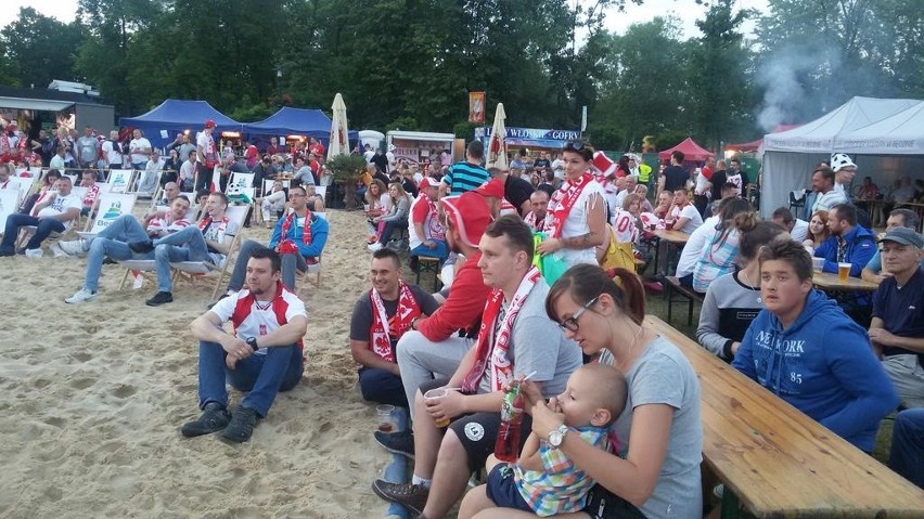 Polska - Niemcy na Euro 2016: Kibice w Będzinie