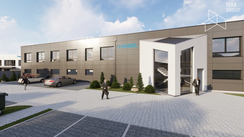 Firma Marbach rozbuduje  fabrykę w Kielcach. Powstaje nowa hala (WIZUALIZACJE)