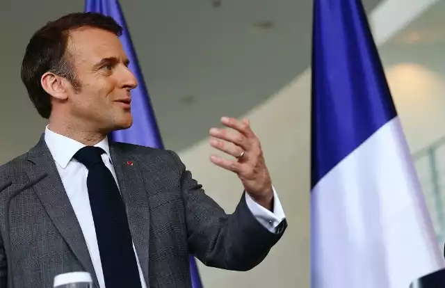 Prezydent Francji Emmanuel Macron