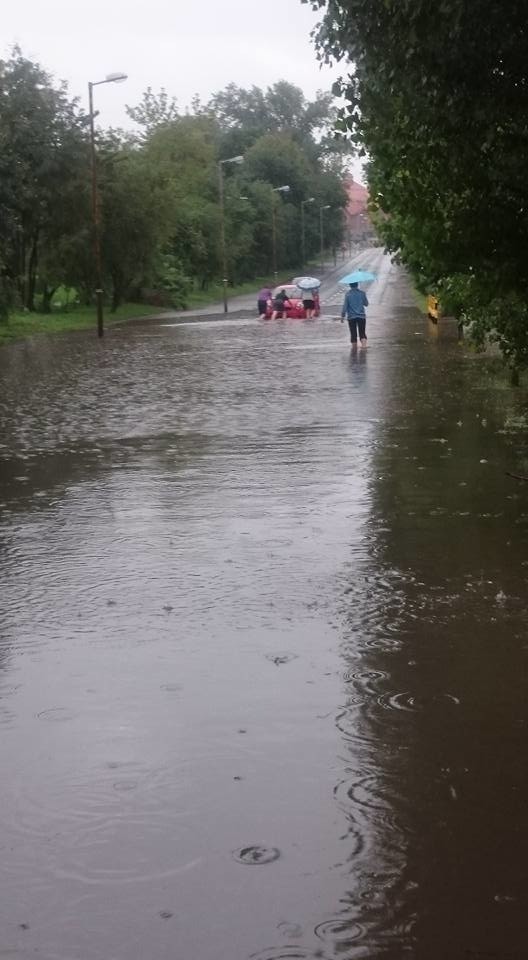 Zalane Gliwice na zdjęciach internautów