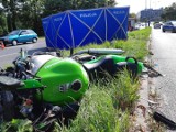 Łódź: Śmiertelny wypadek na al. Palki! Zginął 31-letni motocyklista. Do wypadku doprowadziła 71-kobieta kierująca toyotą! ZDJĘCIA
