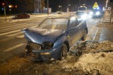 Wypadek na Aleksandrowskiej. Jedna osoba ranna [ZDJĘCIA+FILM]