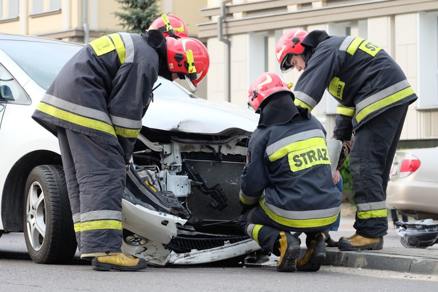 Wypadek na skrzyżowaniu Skłodowskiej - Legionowa miał...