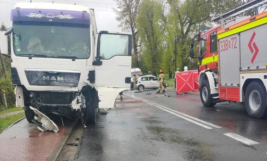 Wypadek na DK 94 w Białym Kościele