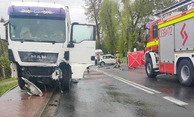 Wypadek na DK 94 w Białym Kościele