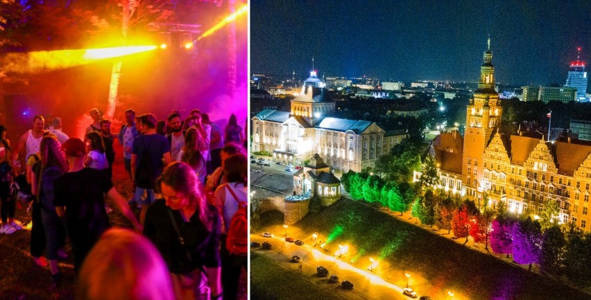 Iluminacje Szczecin 2021: W piątkowy wieczór Szczecin rozbłysnął kolorami. Na ulicach Szczecina tłumy! WIDEO i ZDJĘCIA