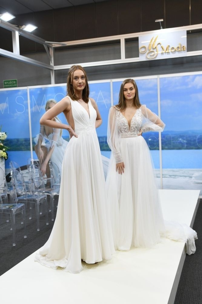 Zjawiskowe suknie na Targach Ślubnych w Kielcach. Zobacz zdjęcia