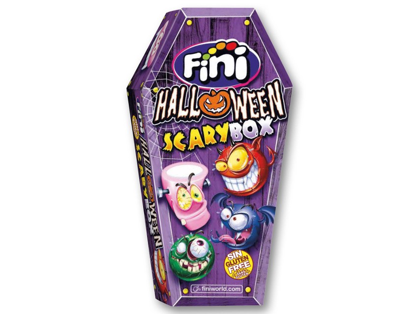 Halloween – 31 października - gadżetów na półkach w sklepach...