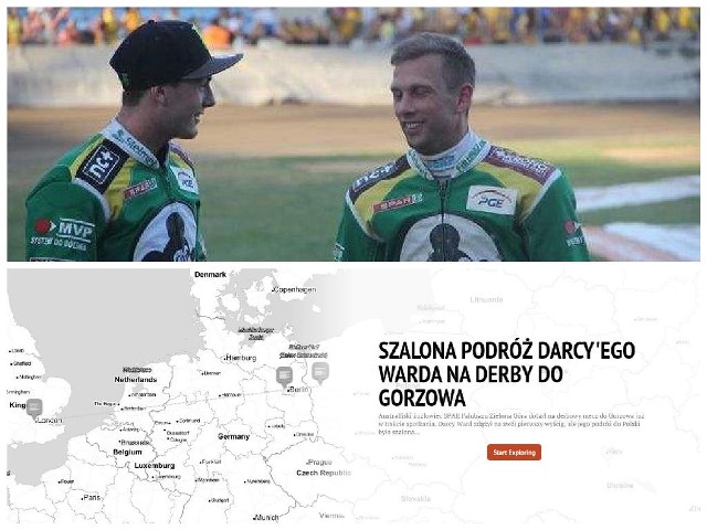 Darcy Ward i Andreas Jonsson należeli do najlepszych zawodników Falubazu w Gorzowie