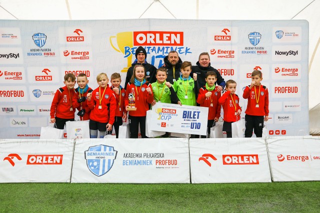 Akademia Piłkarka Sanok wygrywa pierwszy turniej eliminacyjny Orlen Beniaminek CUP U-10