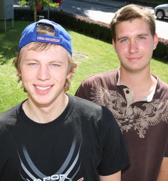 Dawidowi (z lewej) i Patrickowi podoba się w Opolu.