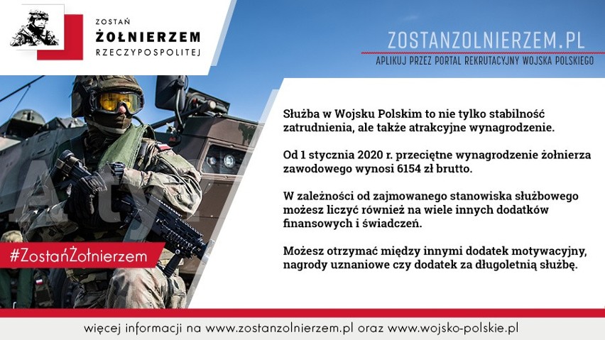 Zostań żołnierzem Rzeczypospolitej – rusza nowy system rekrutacji do Wojska Polskiego. Ile zarabia zawodowy żołnierz?