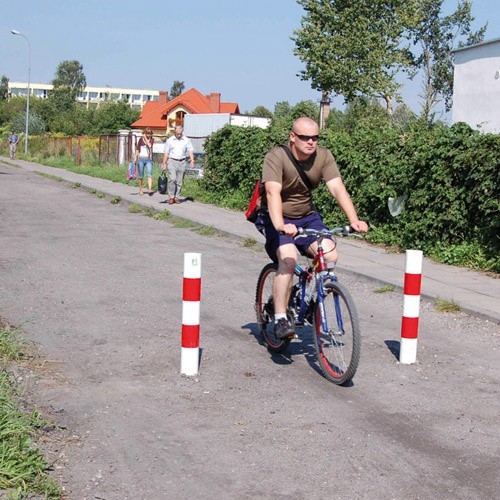 Wjazd na Wiatraczną od strony ulicy Zielonej jest obecnie zablokowany. Po ukończeniu inwestycji to się zmieni.