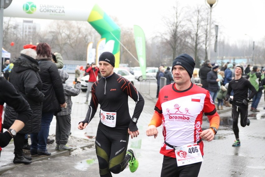 Bieg Walentynkowy 2017 w Dąbrowie Górniczej