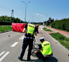 Śmiertelne potrącenie we wsi Przebrodzie (powiat suwalski)