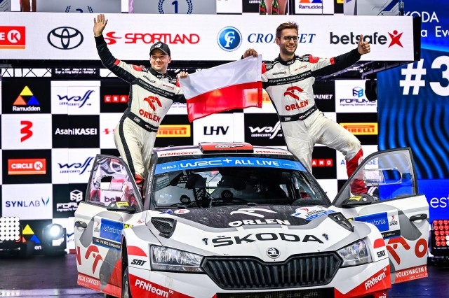 Mikołaj Marczyk i Szymon Gospodarczyk zajęli 6. miejsce w klasie WRC 2 Junior podczas Rajdu Estonii