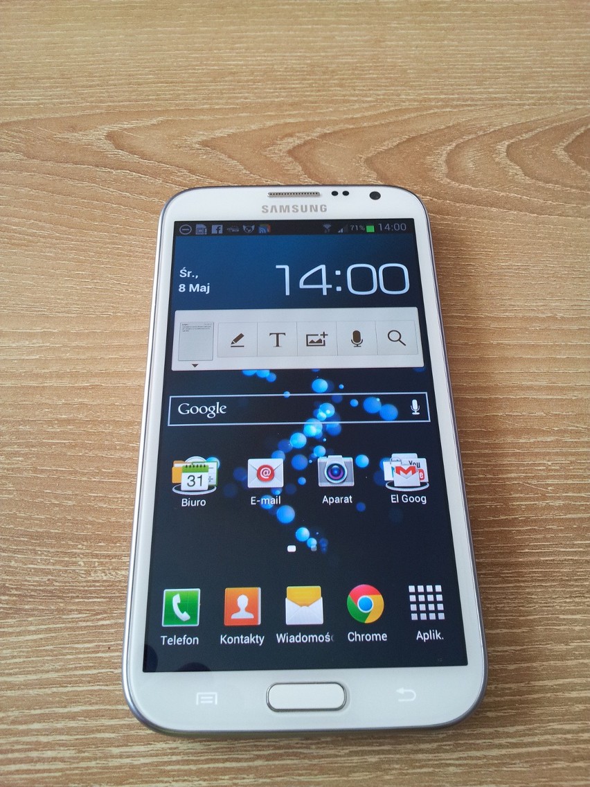 Lisiecki: Samsung Galaxy Note II [TEST WIDEO]