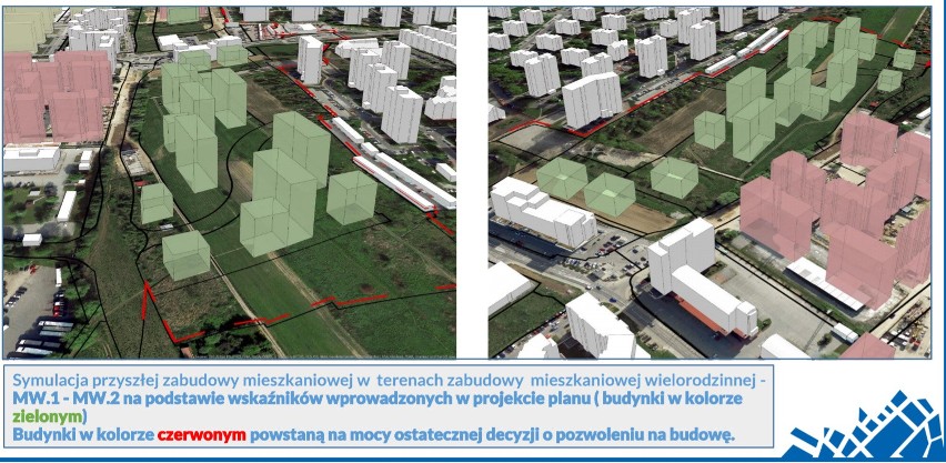 Wizualizacja urzędników, jak będzie wyglądał zabudowany...