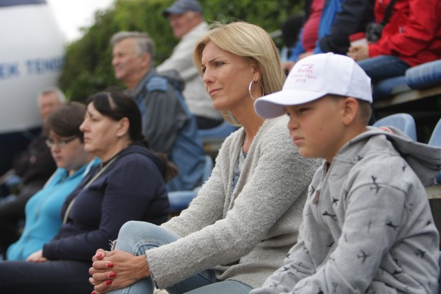 Kibice Mistrzostwa Polski w tenisie w Gliwicach w sobotę 23 czerwca 2018.