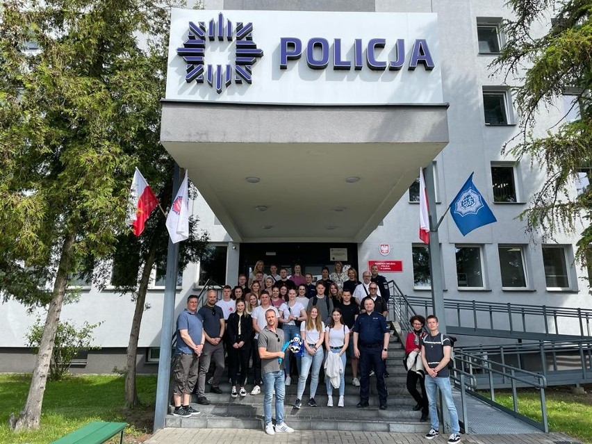 Mundurowi z Lublina gościli studentów ze szkoły policyjnej w Niemczech. Zdjęcia