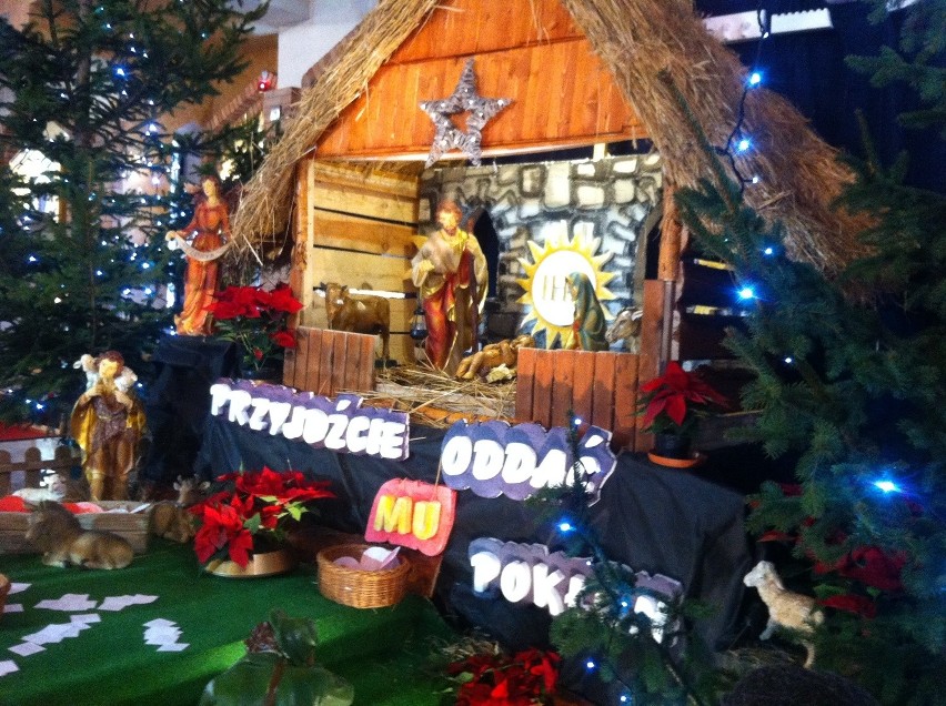 Bożonarodzeniowa szopka w Sosnowcu Środuli