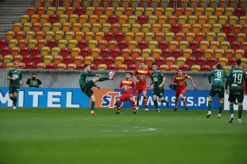 Śląsk Wrocław wygrał z Jagiellonią Białystok 1:0 w...